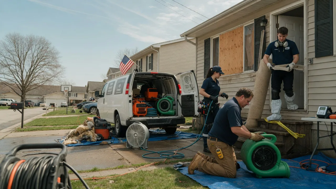 Water Damage Restoration in Illinois City, IL near me